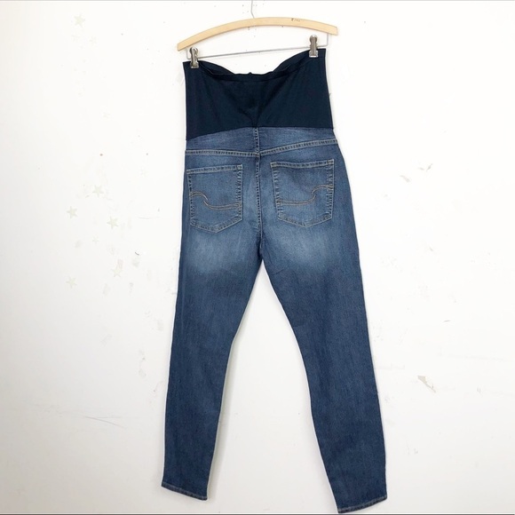 LEVI Strauss signature XL maternity skinny distressed jeans - Picture 6 of 9